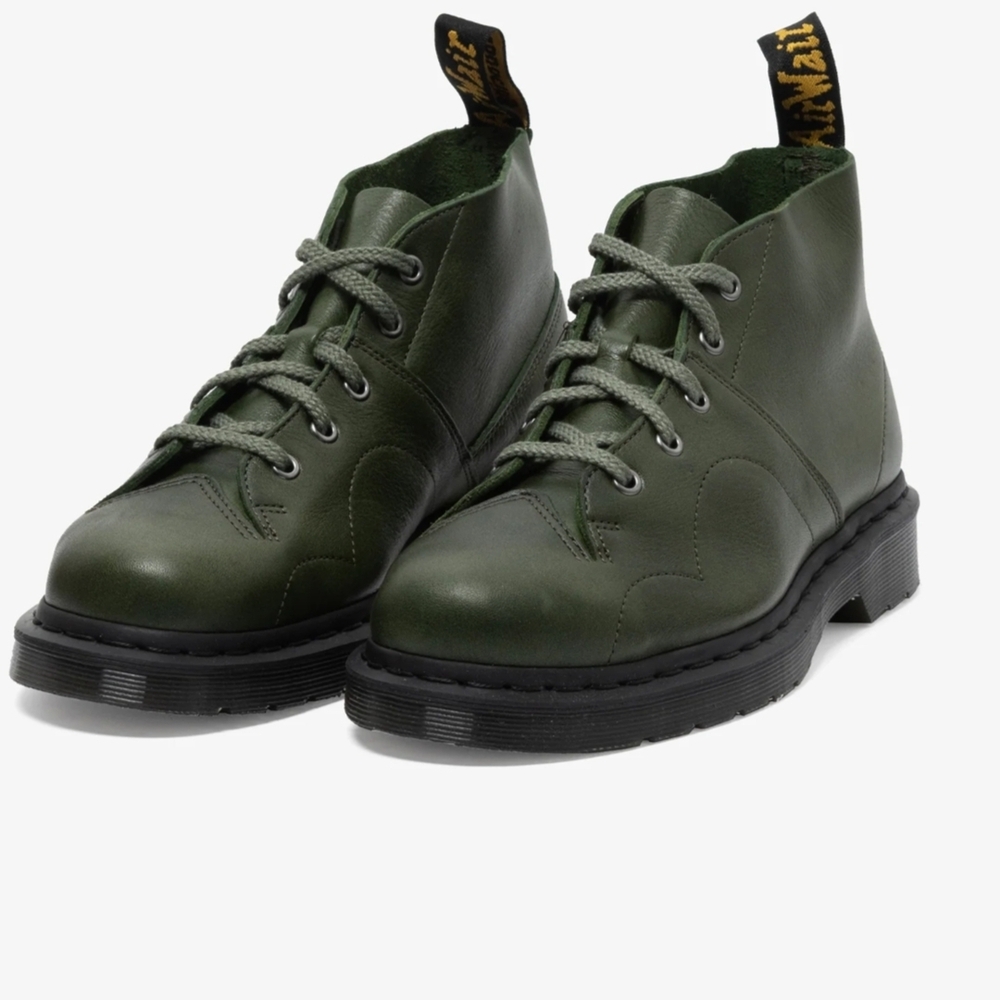 Dr. Martens Green Leather Chukka Boots